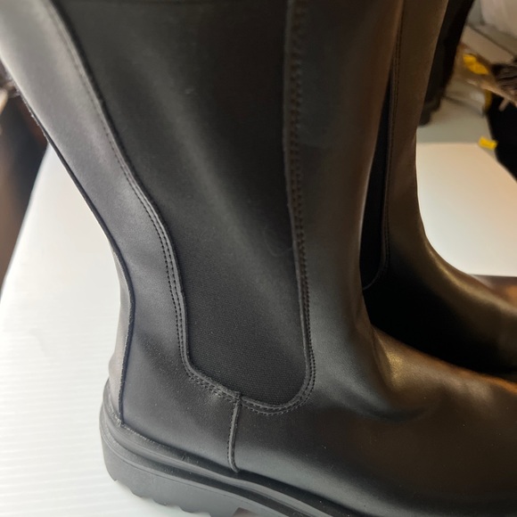 Women Boots Mid Calf Ankle Bootie Chelsea Womens Slip On Fashion Shoes size 40 - Picture 7 of 8